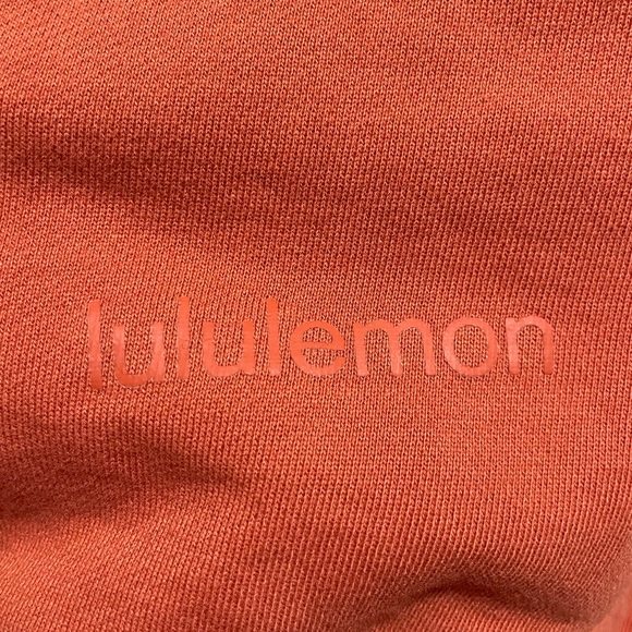 Lululemon Relaxed Cropped Hoodie Orange Color Size 6?? - Picture 5 of 9